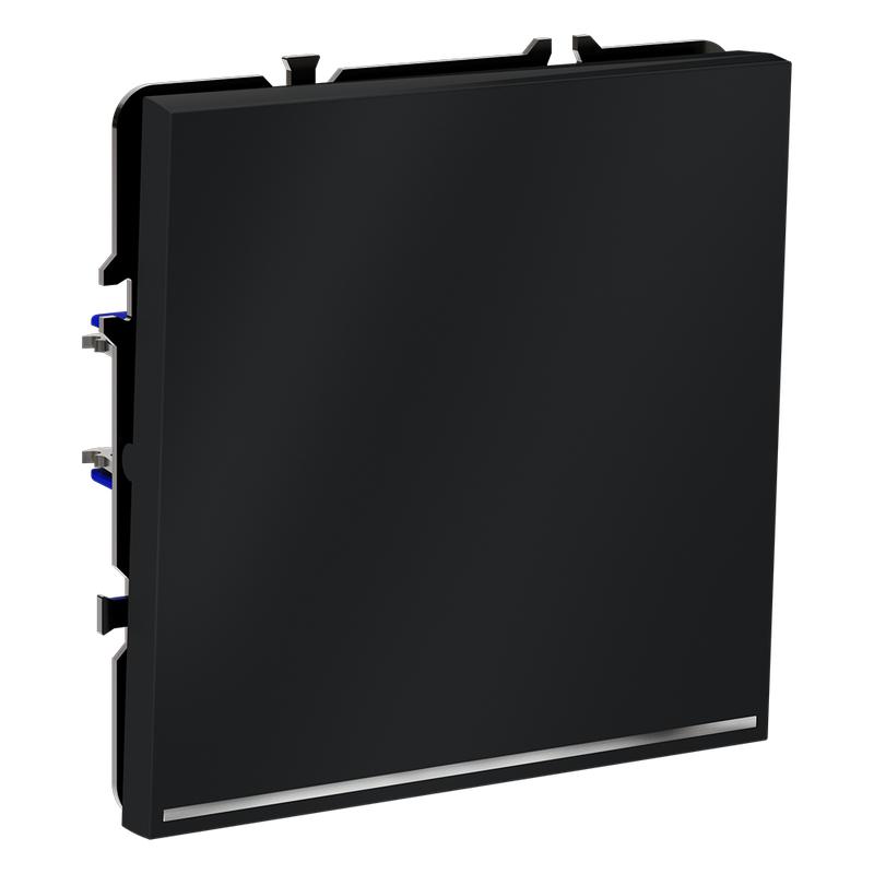  Выключатель 1-кл СП S70 10А с подсветкой механизм графит Voltum VLS010207 фото в каталоге от BTSprom.by