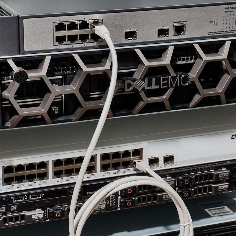  Патч-корд F/UTP кат.5e RJ45-RJ45 LSZH экранир. 2м сер. Rexant 18-8005-1 фото в каталоге от BTSprom.by