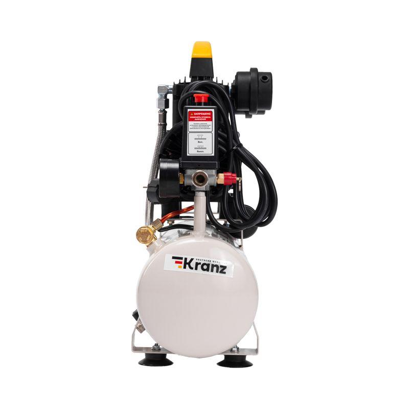  Компрессор воздушный безмасляный KR-850/10 850Вт 140л/мин 10л Kranz KR-16-1161 фото в каталоге от BTSprom.by