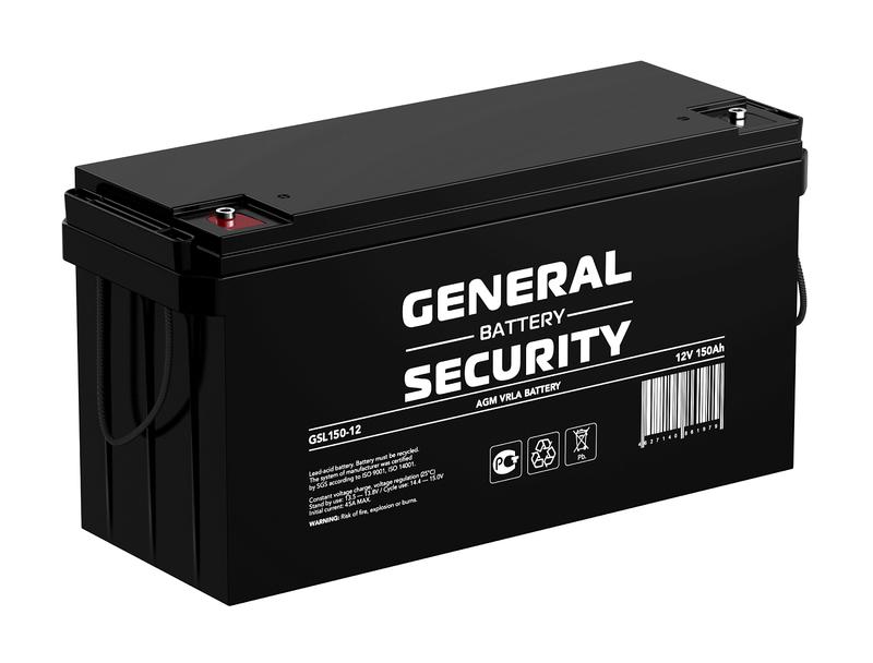  Аккумулятор 12В 150А.ч General Security GSL150-12 фото в каталоге от BTSprom.by