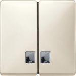  Клавиша для 2-кл. выкл. Merten Antique c окошком для свет. индик. беж. SchE MTN413544 фото в каталоге от BTSprom.by