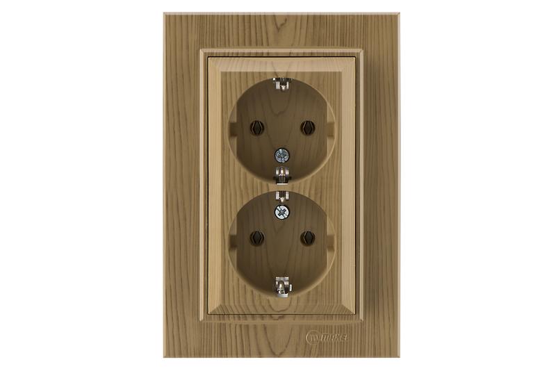 розетка 2-я с/з сп (новый дизайн) karea 16а ip20 дуб makel 56101057 от BTSprom.by розетка 2-я с/з сп (новый дизайн) karea 16а ip20 дуб makel 56101057 от BTSprom.by