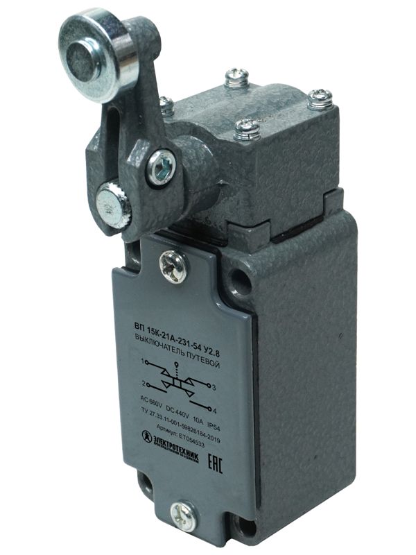 выключатель конечн. вп 15к-21а-231-54 у2.8 электротехник et054533 от BTSprom.by