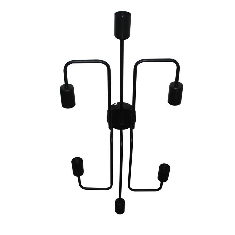  Светильник "Фрейм" 161 черн. НПБ 01-6х60-105 Е27 ИУ Элетех 1005404276 фото в каталоге от BTSprom.by