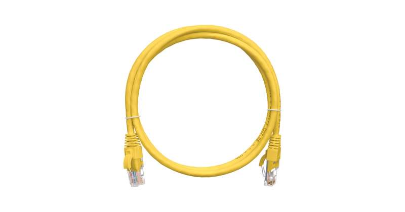 патч-корд кат.5e (класс d) u/utp 4 пары 24 awg (7х0.205мм) 100мгц 2хrj45 (8p8c) bc чистая медь lszh нг(а)-hfltx 1.5м желт. nikomax nmc-pc4ud55b-015-c-yl от BTSprom.by