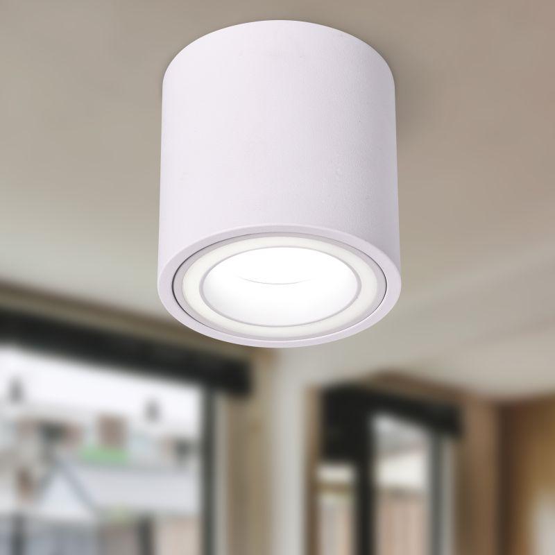 светильник ol47 wh mr16 gu10 ip20 настенно-потолочн. спот бел. эра б0059795 от BTSprom.by
