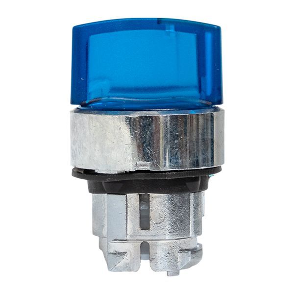  Механизм переключателя исполнительный XB4 IP65 на 3 положения возвратный без фиксации с подсветкой с короткой ручкой син. EKF XB4BD3L-B-65 фото в каталоге от BTSprom.by