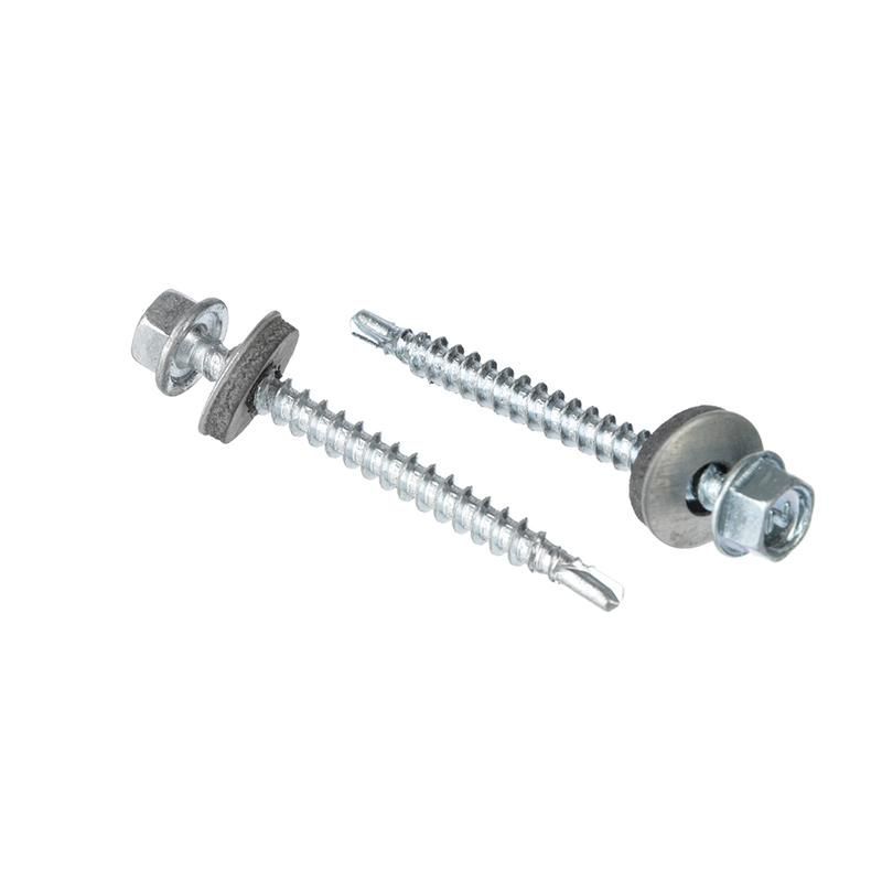 саморез кровельный 6.3х51 с буром оцинк. (коробка) (уп.5кг) tech-krep/zitar 144793 от BTSprom.by
