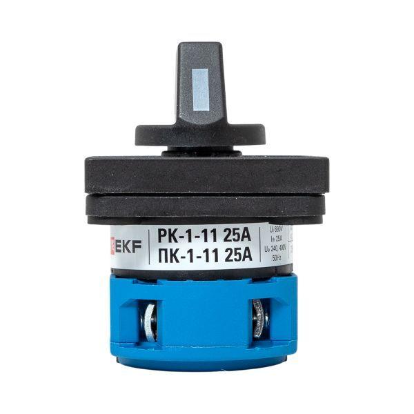  Переключатель кулачковый ПК-1-11 1П 25А "0-1" EKF pk-1-11-25 фото в каталоге от BTSprom.by