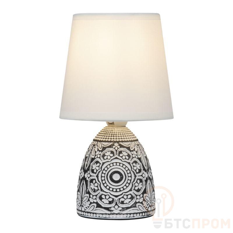 Лампа настольная Debora 7045-502 1хЕ14 40Вт керамика черн. с абажуром Rivoli Б0053466 фото в каталоге от BTSprom.by  Лампа настольная Debora 7045-502 1хЕ14 40Вт керамика черн. с абажуром Rivoli Б0053466 фото в каталоге от BTSprom.by