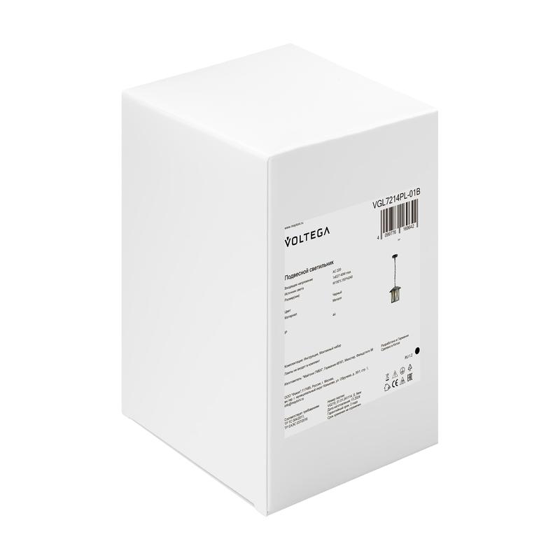  Светильник Gabi 1х40Вт E27 IP44 подвесной Voltega VGL7214PL-01B фото в каталоге от BTSprom.by