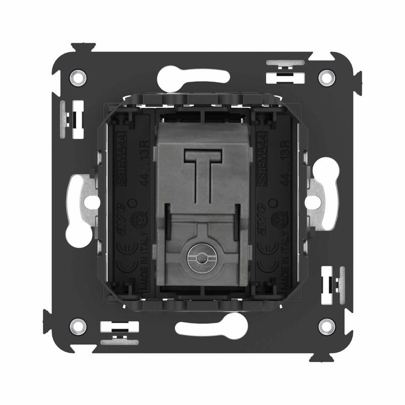  Розетка телевизионная оконечная TV СП Avanti "Черный матовый" DKC 4412523 фото в каталоге от BTSprom.by