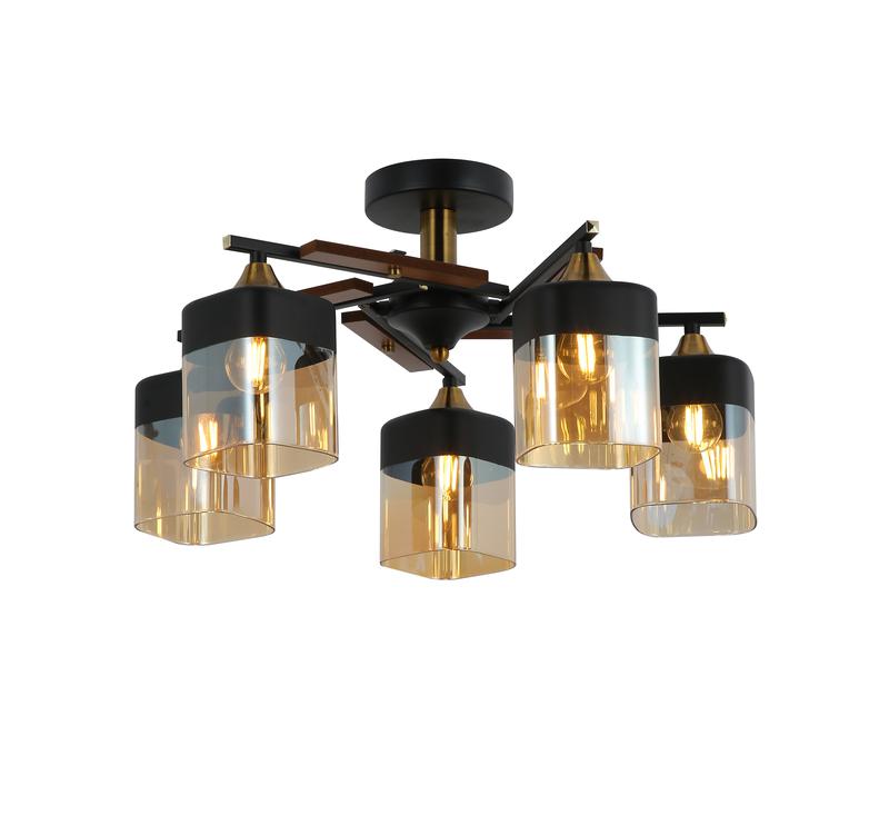 люстра glitz 60вт e27х5 ip20 freya fr5154pl-05b от BTSprom.by