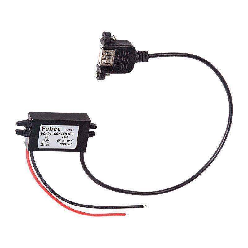 адаптер dc 12 v-гнездо usb-a 5в 3а rexant 16-0601 от BTSprom.by