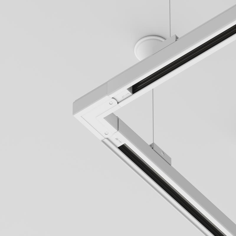  Коннектор угловой внешн. Trinity бел. Voltega TRA-VGL005CL-31W-L фото в каталоге от BTSprom.by