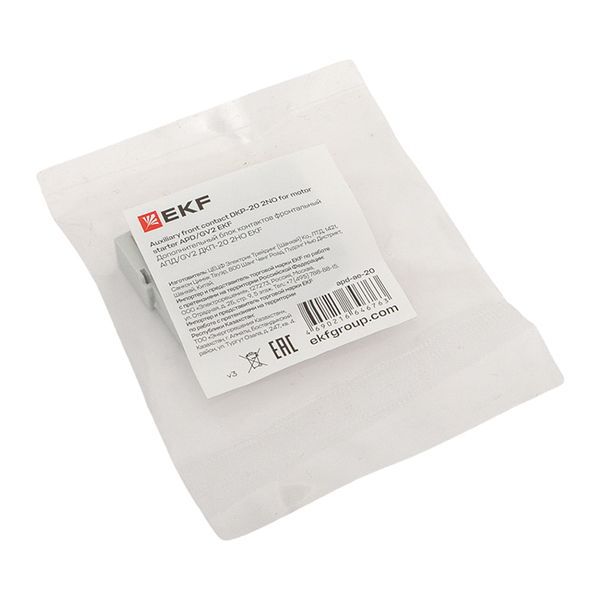  Блок контактов фронтальный дополнительный АПД/GV2 ДКП-20 2НО EKF apd-ae-20 фото в каталоге от BTSprom.by