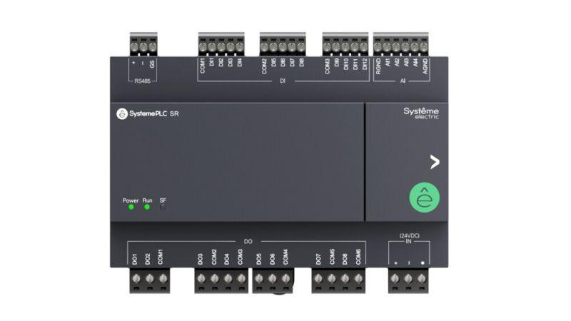 реле интеллектуальное sr1 24в dc 24 io: 12 di; 8 do (реле); 4 ai 1хrs485 se zr1pp00bd4a от BTSprom.by