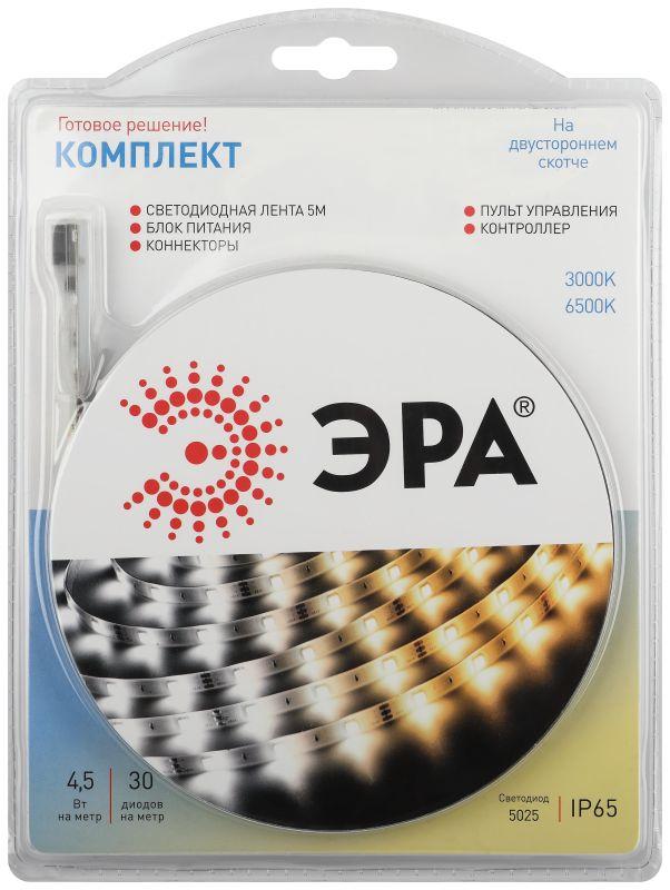 комплект светодиодной ленты с регулируемой цветовой температурой 5025kit 4.5-30-12-3000k/6500k-ip65 эра б0053981 от BTSprom.by