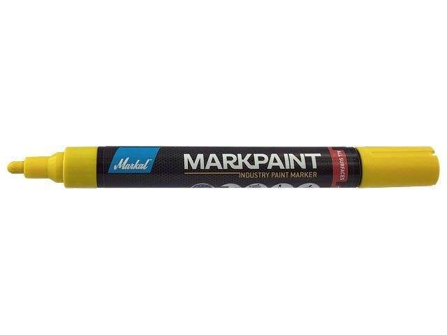 маркер промышл. перманентный на основе жидк. краски markal markpaint желтый (толщина линии 2 мм. цветжелтый) от BTSprom.by