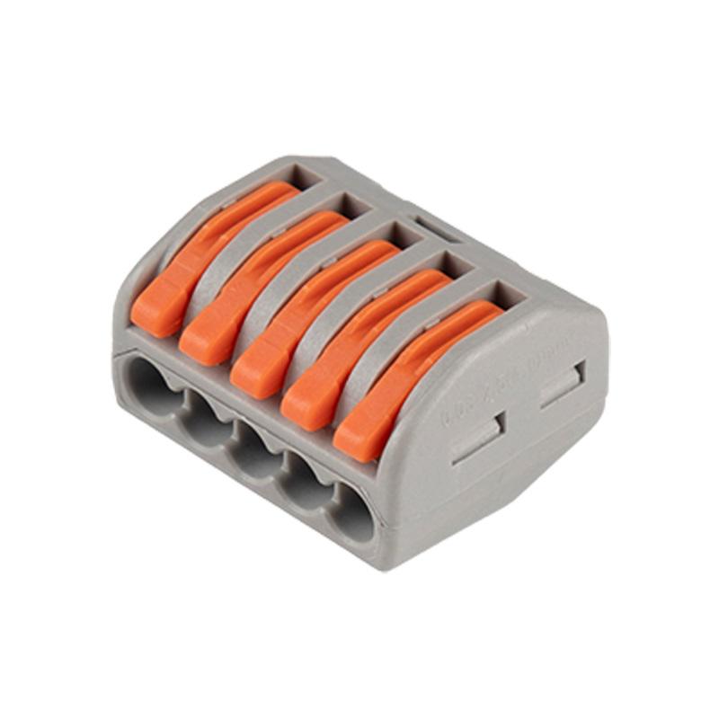 клемма монтажная рычажного соединения ptc-5p 222-415 450в 32а 0.08-2.5(4.0)кв.мм jazzway 5050853 от BTSprom.by