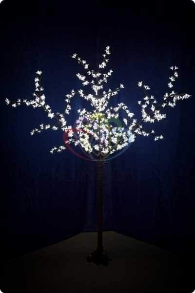 светодиодное дерево 'сакура', высота 2,4 м, диаметр кроны 1,72м, белые диоды, ip 44, понижающий трансформатор в комплекте, neon-night от BTSprom.by