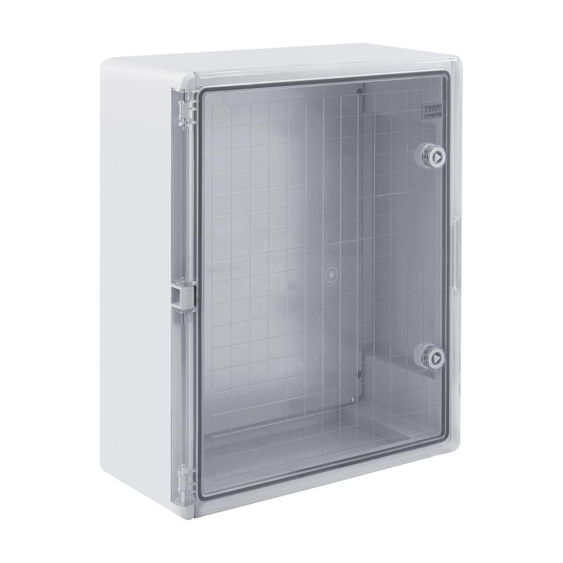 корпус ударопрочный щмпп 500х400х180 ik10 ip65 прозр. дверь абс пластик prizma tokov electric tke-pz-cpb06-ik10-ip65 от BTSprom.by