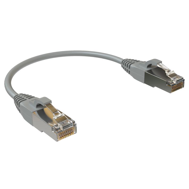 патч-корд f/utp кат.5e 2хrj45 экранир. lszh 0.15м сер. sysmatrix pc 4545.5es26.015lszhgy от BTSprom.by