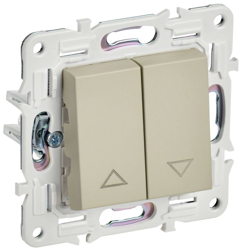 выключатель жалюзи skandy 10а sk-v12b беж. iek sk-v15-0-10-k10 от BTSprom.by