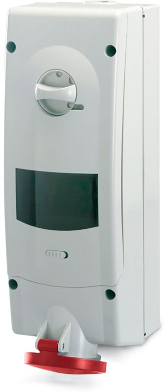 розетка настенная с механической блокировкой и din-рейкой на 6 модулей артикул dis5671687 ip44 16a 3p+e+n 400в dkc dis5671687s от BTSprom.by