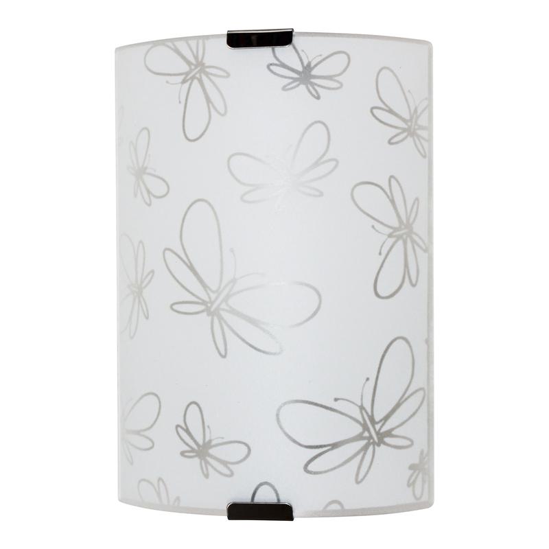 светильник нбб 21-60 м21 "бабочки" 150х220 матов. бел./клипсы штамп метал. (инд. упак.) элетех 1005205678 от BTSprom.by