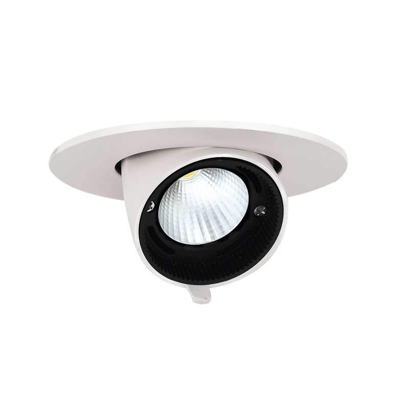 светильник светодиодный pled dl4 wh downlight 18вт 4000к ip40 24град. дво встраив. поворотн. pro+ jazzway 5021884 от BTSprom.by