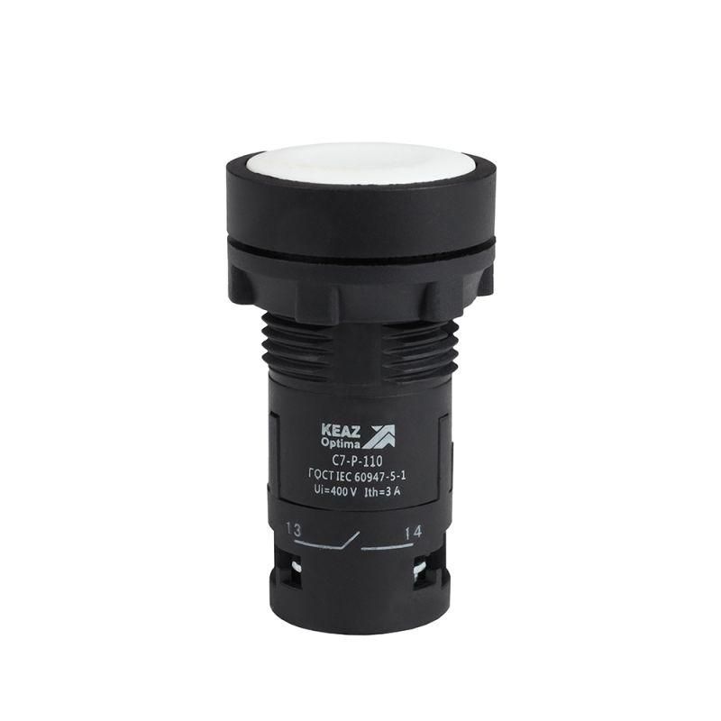 кнопка optisignal compact d22 с7-p-102 бел. 2нз xb7na14 кэаз 362036 от BTSprom.by