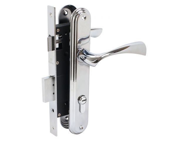 замок врезной с/руч  булат зв4-1.03.04 номос хром  5 перф.кл. (узк) 13963 от BTSprom.by