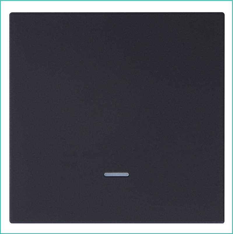 выключатель 1-кл. сп fd 10а ip20 с подсветкой с накладкой механизм черн. матов. soft touch jasmart fd3011npbm от BTSprom.by
