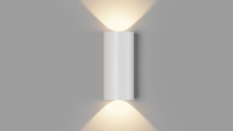 светильник настенный flame-2 lwa0176s-wh-ww 10вт 3000к ip65 бел. designled 00-00003403 от BTSprom.by