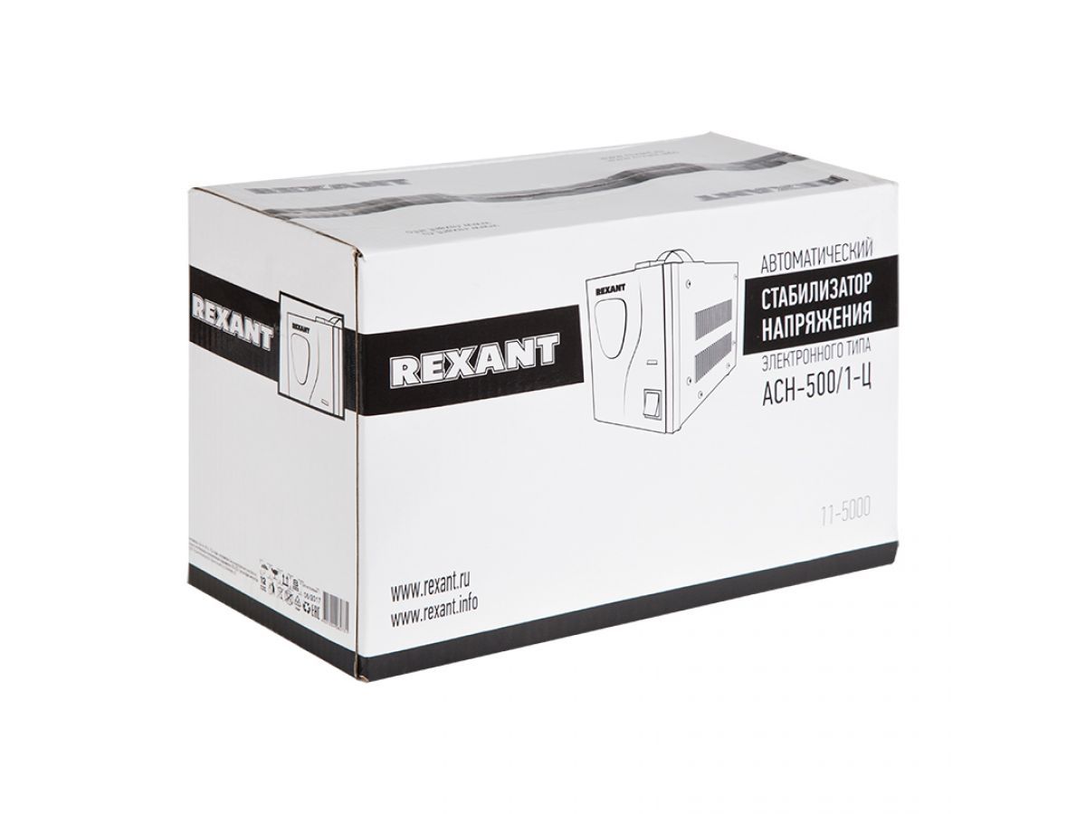  Стабилизатор напряжения AСН-500/1-Ц REXANT 11-5000 фото в каталоге от BTSprom.by