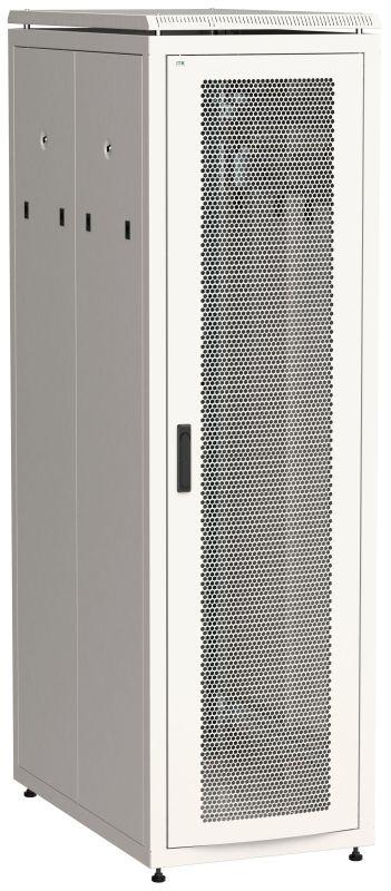 шкаф сетевой linea n 19дюйм 47u 600х1000мм перфорир. передн. дверь сер. itk ln35-47u61-p от BTSprom.by
