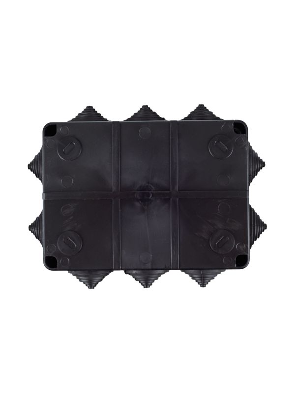  Коробка распаячная ОП 150х110х70 IP44 КМ41241 10 гермовводов черн. IEK UKO11-150-110-070-K02-44 фото в каталоге от BTSprom.by