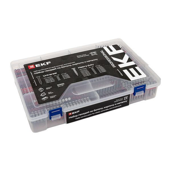 набор пристрелочный №1 гвоздей по бетону кирпичу и металлу ekf cp-cn1-1 от BTSprom.by