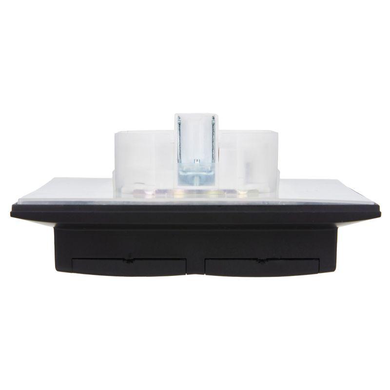  Розетка 2-м SKANDY 16А IP44 с крышкой в сборе SK-R12Bl черн. IEK SK-R26-16-44-K02-F фото в каталоге от BTSprom.by