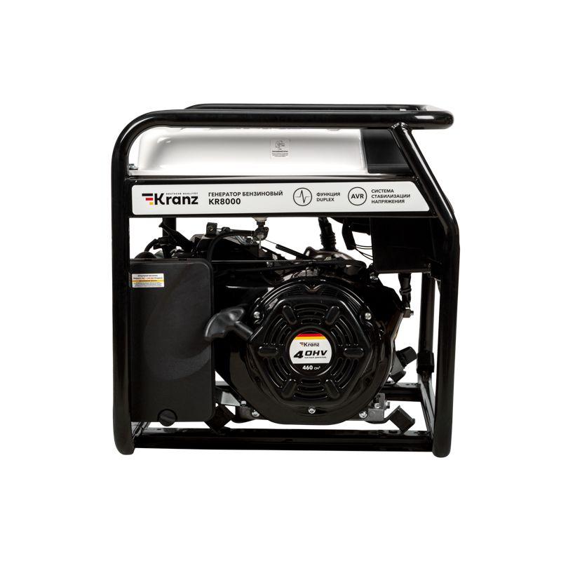  Генератор бензиновый KR8000 8кВт 230В 25л ручной старт KRANZ KR-16-1137 фото в каталоге от BTSprom.by