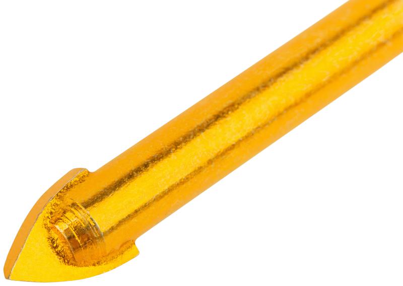  Сверло универсальное по кафелю стеклу керамограниту бетону кирпичу 6х70мм трехгранный хвостовик КУРС 35174 фото в каталоге от BTSprom.by