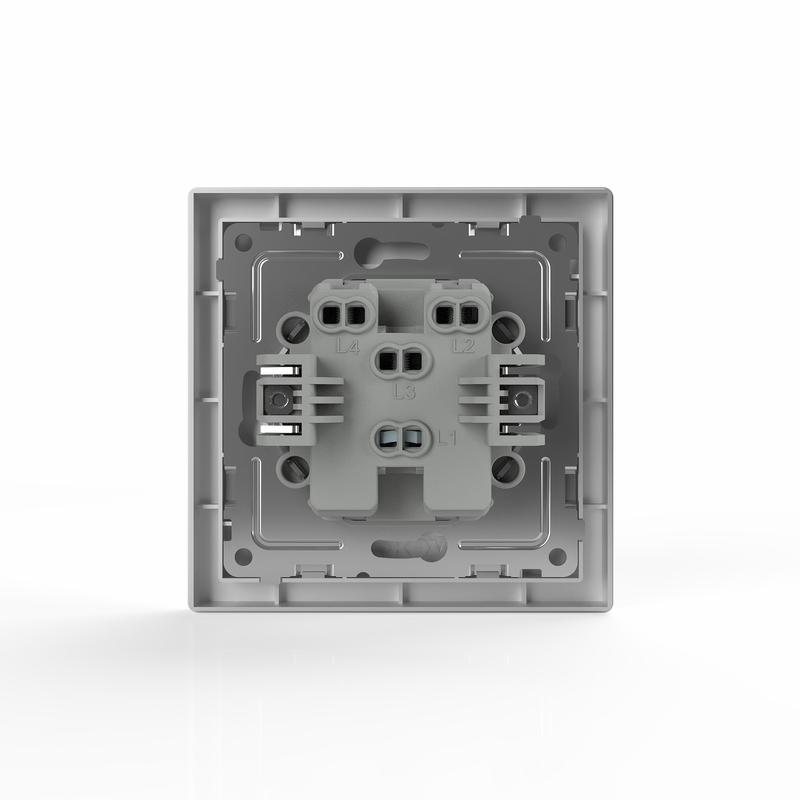  Переключатель перекрестный 1-кл. СП Pixel IP20 механизм алюм. TOKOV ELECTRIC TKE-PX-P1R-C03 фото в каталоге от BTSprom.by