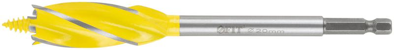 сверло по дереву 4-х спиральное х-тип профи 20х165мм fit 36216 от BTSprom.by