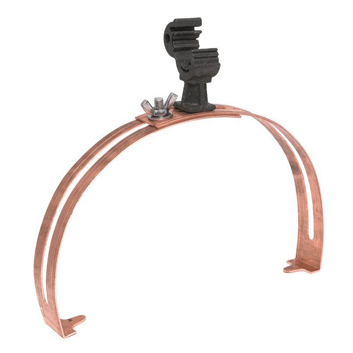 держатель коньковый регулируемый большой с пластиковым фиксатором 230-350мм cu proxima ekf lp-42310-cu от BTSprom.by