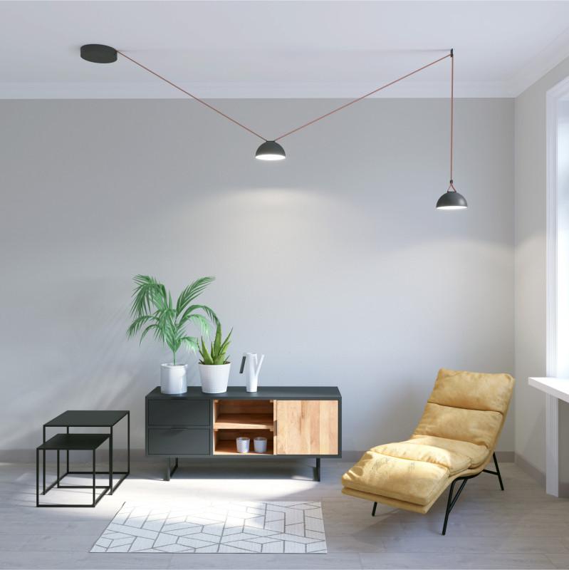  Светильник для трека-ремня Belty Flow 24Вт 4000К IP20 48В DC 220х117мм RA90 120град. со светодиодом алюм. черн. DENKIRS 723157 фото в каталоге от BTSprom.by