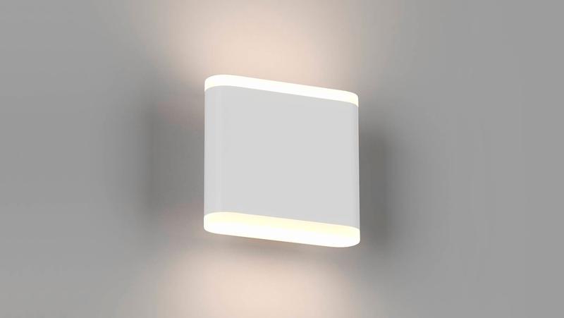 светильник настенный bravo gw-6080s-6-wh-nw 6вт 4000к ip54 бел. designled 00-00003049 от BTSprom.by