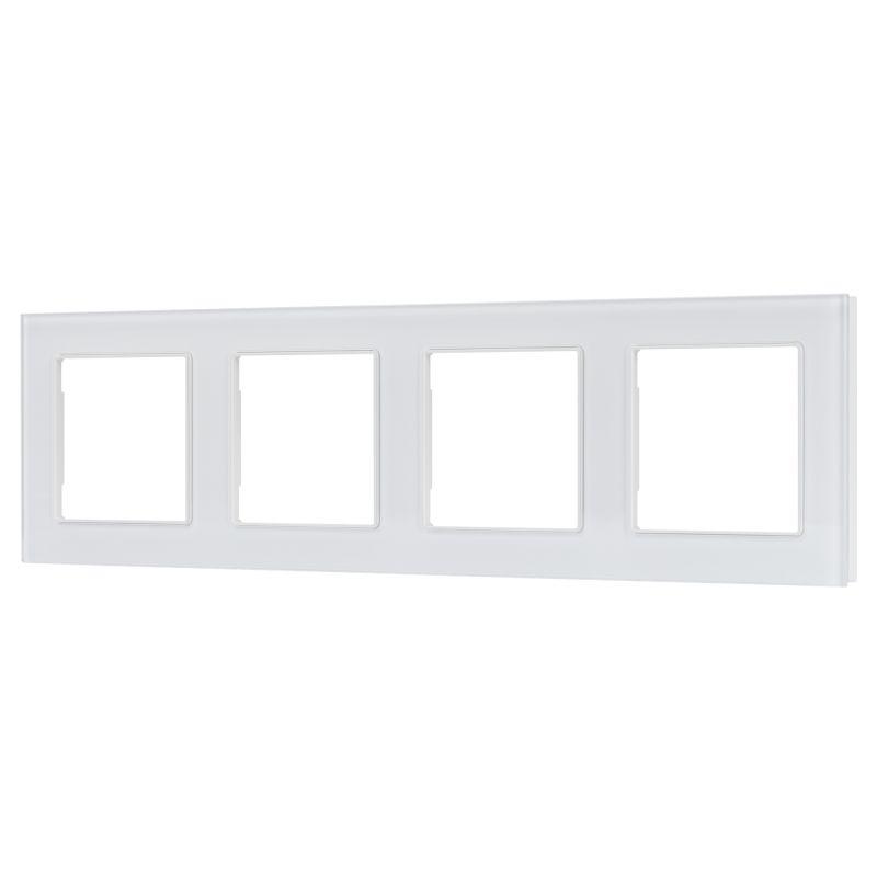 рамка стеклянная frm-glare-gs-4-wh arlight 043802 от BTSprom.by