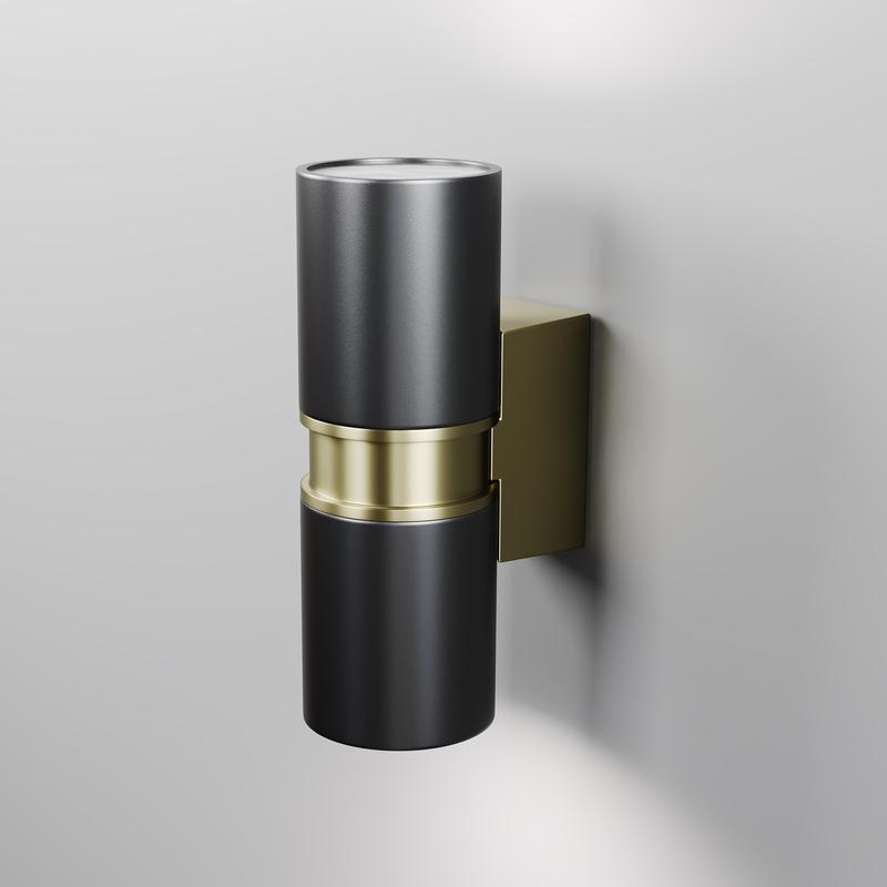  Светильник Bowery 2х50Вт GU10 IP54 бра настен. Maytoni O582WL-02B фото в каталоге от BTSprom.by