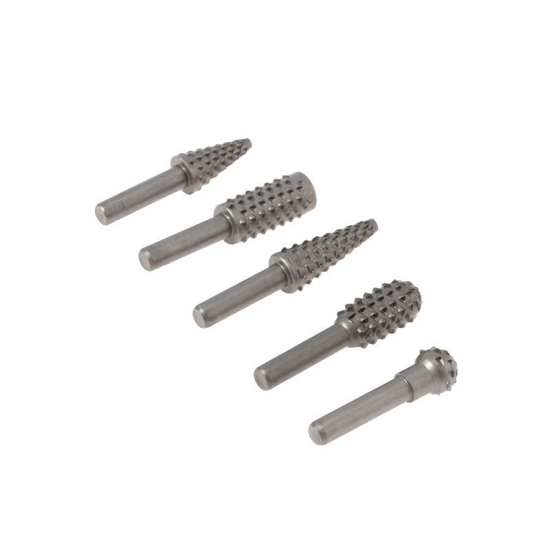  Набор борфрез (шарошек) по дереву (5 предметов) Kranz KR-91-0798 фото в каталоге от BTSprom.by